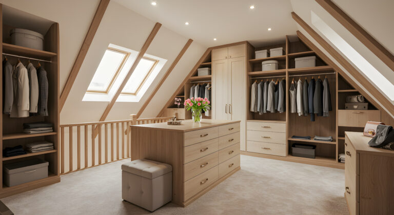 meble na wymiar na poddaszu